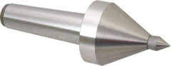 Royal Products - MT5 Taper Shank, 3-3/8" Head Diam 5,700 & 6,865 Lb Capacity Live Center - 3,500 Max RPM, 3.15" Head Length, 3/4" Point Diam, 1-1/8" Point Len, 1,165 Lb Max Workpc, 9-13/16" OAL, 3/4" Tip Diam, Long Point - A1 Tooling