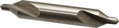 Interstate - #5 Plain Cut 60° Incl Angle High Speed Steel Combo Drill & Countersink - A1 Tooling