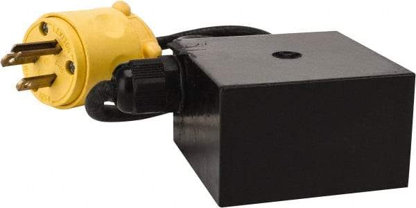 Mag-Mate - 2-1/2" Long, 16 Watts, 370 Lb Max Magnetic Pull Electromagnet - 1/4-20 Thread, 120 AC Output Voltage - A1 Tooling