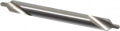 Interstate - #1 Plain Cut 90° Incl Angle High Speed Steel Combo Drill & Countersink - A1 Tooling