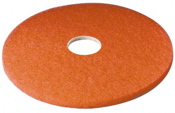 3M - Spray Buffing Pad - 12" Machine, Red Pad, Polyester - A1 Tooling