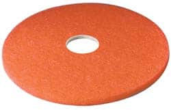 3M - Spray Buffing Pad - 16" Machine, Red Pad, Polyester - A1 Tooling