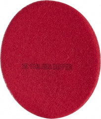 3M - Spray Buffing Pad - 19" Machine, Red Pad, Polyester - A1 Tooling