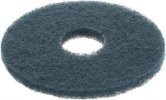 3M - Scrubbing Pad - 12" Machine, Blue Pad, Nylon & Polyester - A1 Tooling