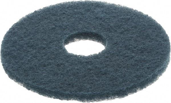 3M - Scrubbing Pad - 13" Machine, Blue Pad, Nylon & Polyester - A1 Tooling