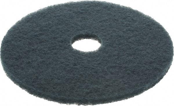 3M - Scrubbing Pad - 18" Machine, Blue Pad, Nylon & Polyester - A1 Tooling