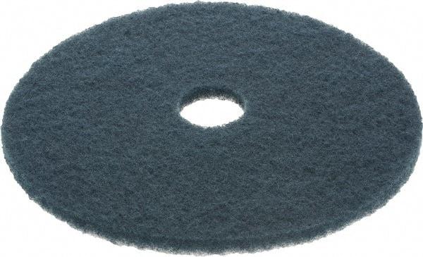 3M - Scrubbing Pad - 20" Machine, Blue Pad, Nylon & Polyester - A1 Tooling