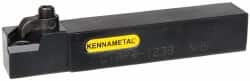 Kennametal - CTAP, Right Hand Cut, 3° Lead Angle, 3/4" Shank Height x 3/4" Shank Width, Positive Rake Indexable Turning Toolholder - 4-1/2" OAL, TP..32. Insert Compatibility, Series Kendex - A1 Tooling