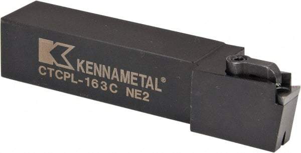 Kennametal - CTCP, Left Hand Cut, 0° Lead Angle, 1" Shank Height x 1" Shank Width, Positive Rake Indexable Turning Toolholder - 5" OAL, TP..32. Insert Compatibility, Series Kendex - A1 Tooling