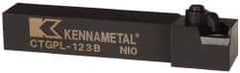 Kennametal - CTGP, Left Hand Cut, 0° Lead Angle, 3/4" Shank Height x 3/4" Shank Width, Positive Rake Indexable Turning Toolholder - 4-1/2" OAL, TN..32. Insert Compatibility, Series Kendex - A1 Tooling