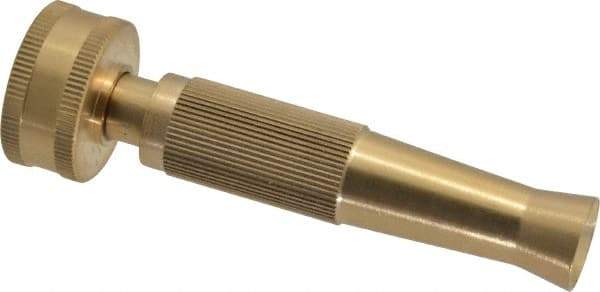 Value Collection - Garden Hose Noninsulated Twist Nozzle - Brass - A1 Tooling