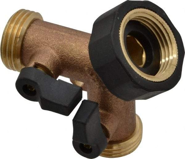 Midwest Control - Garden Hose Coupler - Brass, Female Swivel Nut to Male Hose Connector - A1 Tooling