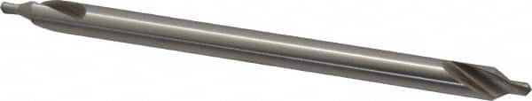 Interstate - #3 Plain Cut 60° Incl Angle High Speed Steel Combo Drill & Countersink - A1 Tooling