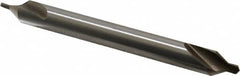 Interstate - #4-1/2 Plain Cut 60° Incl Angle High Speed Steel Combo Drill & Countersink - A1 Tooling