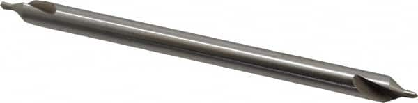 Interstate - #4-1/2 Plain Cut 60° Incl Angle High Speed Steel Combo Drill & Countersink - A1 Tooling