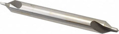 Interstate - #7 Plain Cut 60° Incl Angle High Speed Steel Combo Drill & Countersink - A1 Tooling