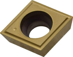 Kennametal - CPGM32.50 Grade KT315 Cermet Turning Insert - TiN/TiCN/TiN Finish, 80° Diamond, 3/8" Inscr Circle, 5/32" Thick, 0.0039" Corner Radius - A1 Tooling