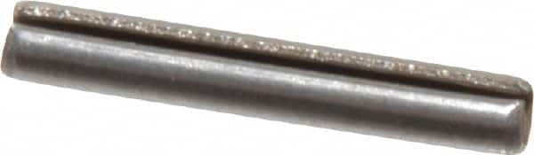 Value Collection - 3mm Diam x 20mm Long Slotted Spring Pin - Grade 1070-1080 Steel, Plain Finish - A1 Tooling