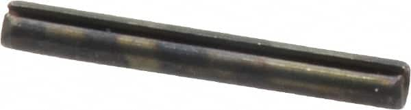 Value Collection - 3mm Diam x 24mm Long Slotted Spring Pin - Grade 1070-1080 Steel, Plain Finish - A1 Tooling