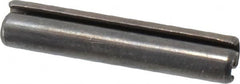 Value Collection - 3.5mm Diam x 26mm Long Slotted Spring Pin - Grade 1070-1080 Steel, Plain Finish - A1 Tooling