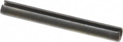 Value Collection - 3.5mm Diam x 30mm Long Slotted Spring Pin - Grade 1070-1080 Steel, Plain Finish - A1 Tooling