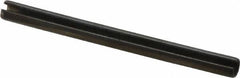 Value Collection - 6mm Diam x 80mm Long Slotted Spring Pin - Grade 1070-1080 Steel, Plain Finish - A1 Tooling