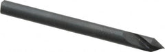 M.A. Ford - 1/8" Head Diam, 1/8" Shank Diam, 1 Flute 60° High Speed Steel Countersink - Bright Finish, 1-1/2" OAL, 0.03" Nose Diam, Single End, Straight Shank, Right Hand Cut - A1 Tooling