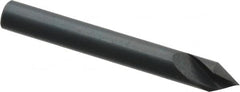 M.A. Ford - 3/16" Head Diam, 3/16" Shank Diam, 1 Flute 60° High Speed Steel Countersink - Bright Finish, 1-1/2" OAL, 0.045" Nose Diam, Single End, Straight Shank, Right Hand Cut - A1 Tooling