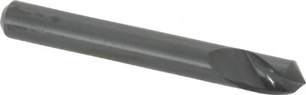 M.A. Ford - 3/16" Head Diam, 3/16" Shank Diam, 1 Flute 100° High Speed Steel Countersink - Bright Finish, 1-1/2" OAL, 0.045" Nose Diam, Single End, Straight Shank, Right Hand Cut - A1 Tooling