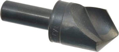 M.A. Ford - 1" Head Diam, 1/2" Shank Diam, 1 Flute 100° High Speed Steel Countersink - Bright Finish, 2-3/4" OAL, 0.12" Nose Diam, Single End, Straight Shank, Right Hand Cut - A1 Tooling