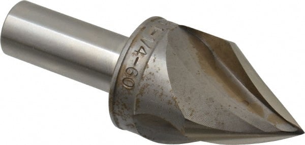 M.A. Ford - 1-1/4" Head Diam, 5/8" Shank Diam, 3 Flute 60° High Speed Steel Countersink - A1 Tooling