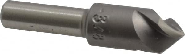 M.A. Ford - 3/8" Head Diam, 1/4" Shank Diam, 3 Flute 82° High Speed Steel Countersink - A1 Tooling