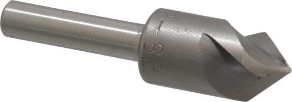 M.A. Ford - 1/2" Head Diam, 1/4" Shank Diam, 3 Flute 82° High Speed Steel Countersink - A1 Tooling