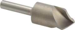 M.A. Ford - 5/8" Head Diam, 1/4" Shank Diam, 3 Flute 90° High Speed Steel Countersink - Bright Finish, 2-1/4" OAL, 0.19" Nose Diam, Single End, Straight Shank, Right Hand Cut - A1 Tooling