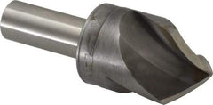 M.A. Ford - 1-1/4" Head Diam, 5/8" Shank Diam, 3 Flute 90° High Speed Steel Countersink - Bright Finish, 3-1/2" OAL, 0.38" Nose Diam, Single End, Straight Shank, Right Hand Cut - A1 Tooling