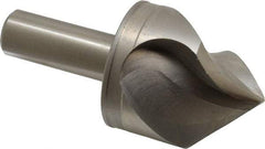 M.A. Ford - 2" Head Diam, 3/4" Shank Diam, 3 Flute 90° High Speed Steel Countersink - Bright Finish, 4-1/4" OAL, 0.6" Nose Diam, Single End, Straight Shank, Right Hand Cut - A1 Tooling