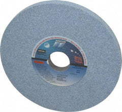 Norton - 7" Diam x 1-1/4" Hole x 1/2" Thick, K Hardness, 46 Grit Surface Grinding Wheel - Ceramic, Type 1, Coarse Grade, 3,600 Max RPM, Vitrified Bond, No Recess - A1 Tooling