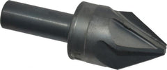 M.A. Ford - 1" Head Diam, 1/2" Shank Diam, 6 Flute 60° High Speed Steel Countersink - A1 Tooling