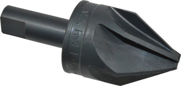 M.A. Ford - 1-1/4" Head Diam, 1/2" Shank Diam, 6 Flute 60° High Speed Steel Countersink - A1 Tooling