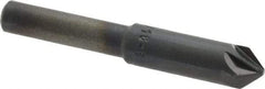 M.A. Ford - 5/16" Head Diam, 1/4" Shank Diam, 6 Flute 82° High Speed Steel Countersink - Bright Finish, 2" OAL, 0.08" Nose Diam, Single End, Straight Shank, Right Hand Cut - A1 Tooling