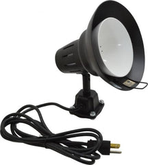 Electrix - Direct Mounted, Incandescent, Black, General Purpose Task Light - 100 Watt, 120 Volt, Nonmagnifying - A1 Tooling