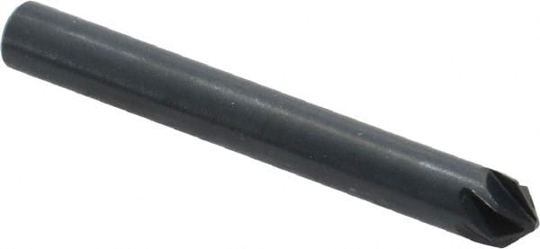 M.A. Ford - 1/4" Head Diam, 1/4" Shank Diam, 6 Flute 90° High Speed Steel Countersink - A1 Tooling