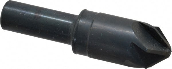 M.A. Ford - 3/4" Head Diam, 1/2" Shank Diam, 6 Flute 90° High Speed Steel Countersink - A1 Tooling