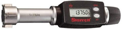 Starrett - 0.08" to 0.1", IP65, Carbide Face Electronic Inside Micrometer - 0.00005" Resolution, 0.00015" Accuracy, 3/8" Gage Depth - A1 Tooling