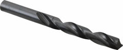 Hertel - 16.5mm 118° High Speed Steel Jobber Drill - Oxide Finish, Right Hand Cut, Spiral Flute, Straight Shank, 181mm OAL, Standard Point - A1 Tooling