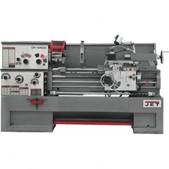 Jet - 16" Swing, 40" Between Centers, 230/460 Volt, Triple Phase Engine Lathe - 7MT Taper, 7-1/2 hp, 25 to 1,800 RPM, 3-1/8" Bore Diam, 40" Deep x 48" High x 97-1/2" Long - A1 Tooling