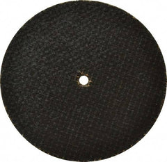 Made in USA - 2-1/2" 46 Grit Aluminum Oxide Cutoff Wheel - 1/16" Thick, 1/8" Arbor, 24,450 Max RPM, Use with Die Grinders - A1 Tooling