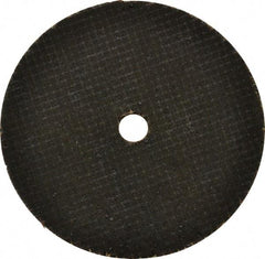 Made in USA - 2-1/2" 46 Grit Aluminum Oxide Cutoff Wheel - 1/16" Thick, 1/4" Arbor, 24,450 Max RPM, Use with Die Grinders - A1 Tooling