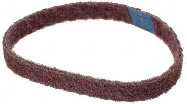 Brite Star - 3/4" Wide x 18" OAL, Aluminum Oxide Abrasive Belt - Aluminum Oxide, Medium, Nonwoven, Series SC-BS - A1 Tooling