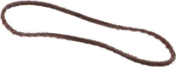 Brite Star - 1/4" Wide x 24" OAL, Aluminum Oxide Abrasive Belt - Aluminum Oxide, Medium, Nonwoven, Series SC-BS - A1 Tooling